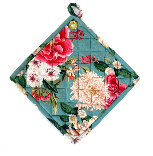 Imbarro Pannenlappen Janne Aqua – Set van 2